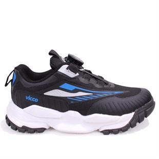 Vicco Tora 346F26K137 Siyah Ortopedik Erkek Çocuk Spor Ayakkabı
