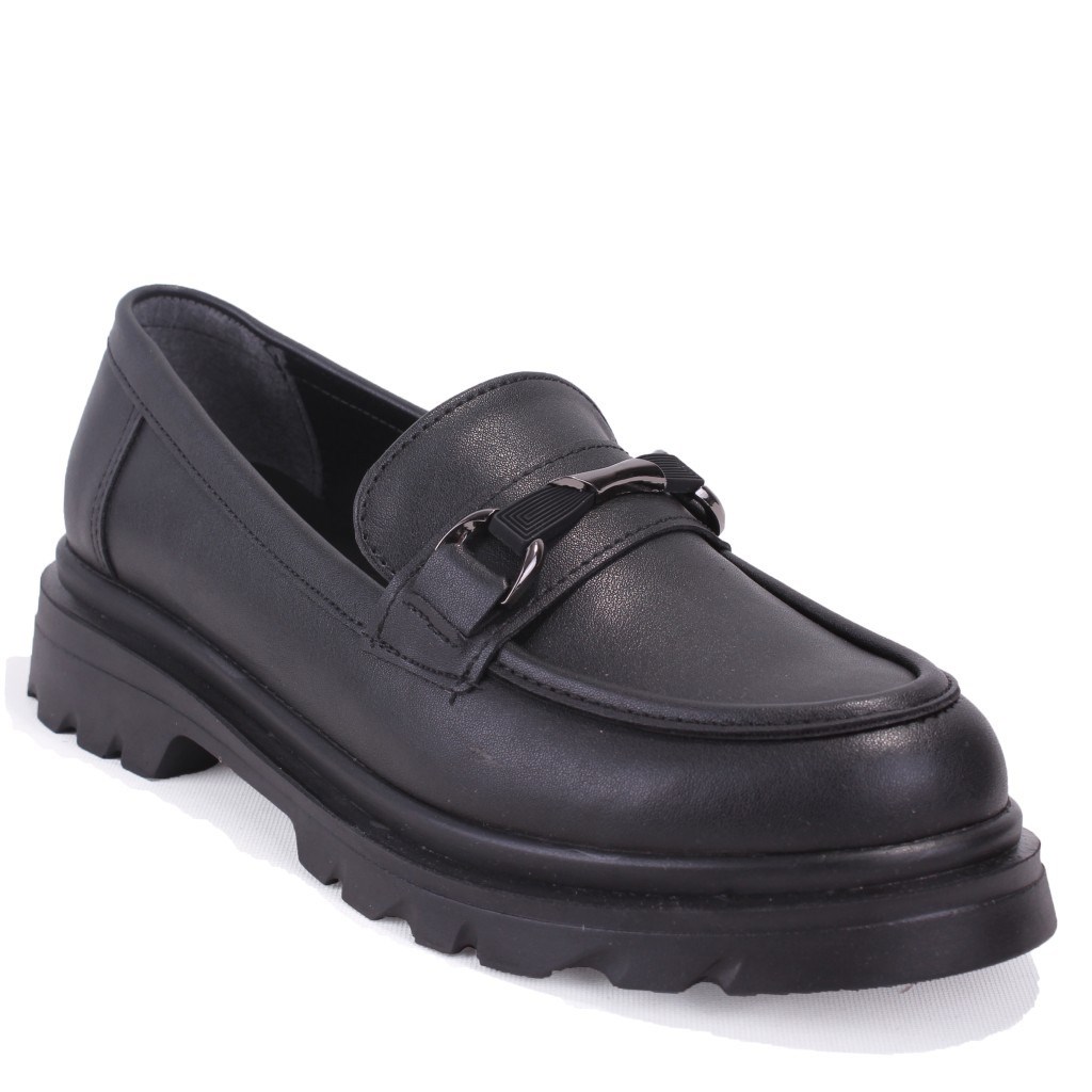 Dagoster DZA07-90834 Siyah Günlük Loafer  Kadın Ayakkabı
