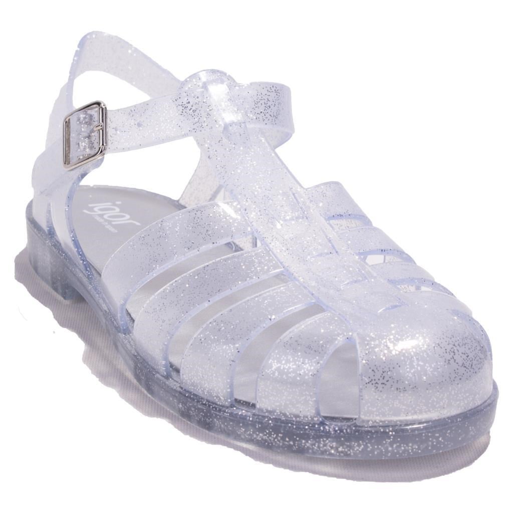 Igor S10262 Bıarrıtz Glitter Beyaz Günlük Kadın Sandalet