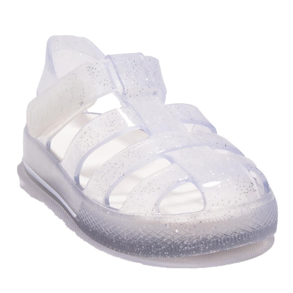Igor S10265 Star Glitter Beyaz Günlük Kız Çocuk Sandalet