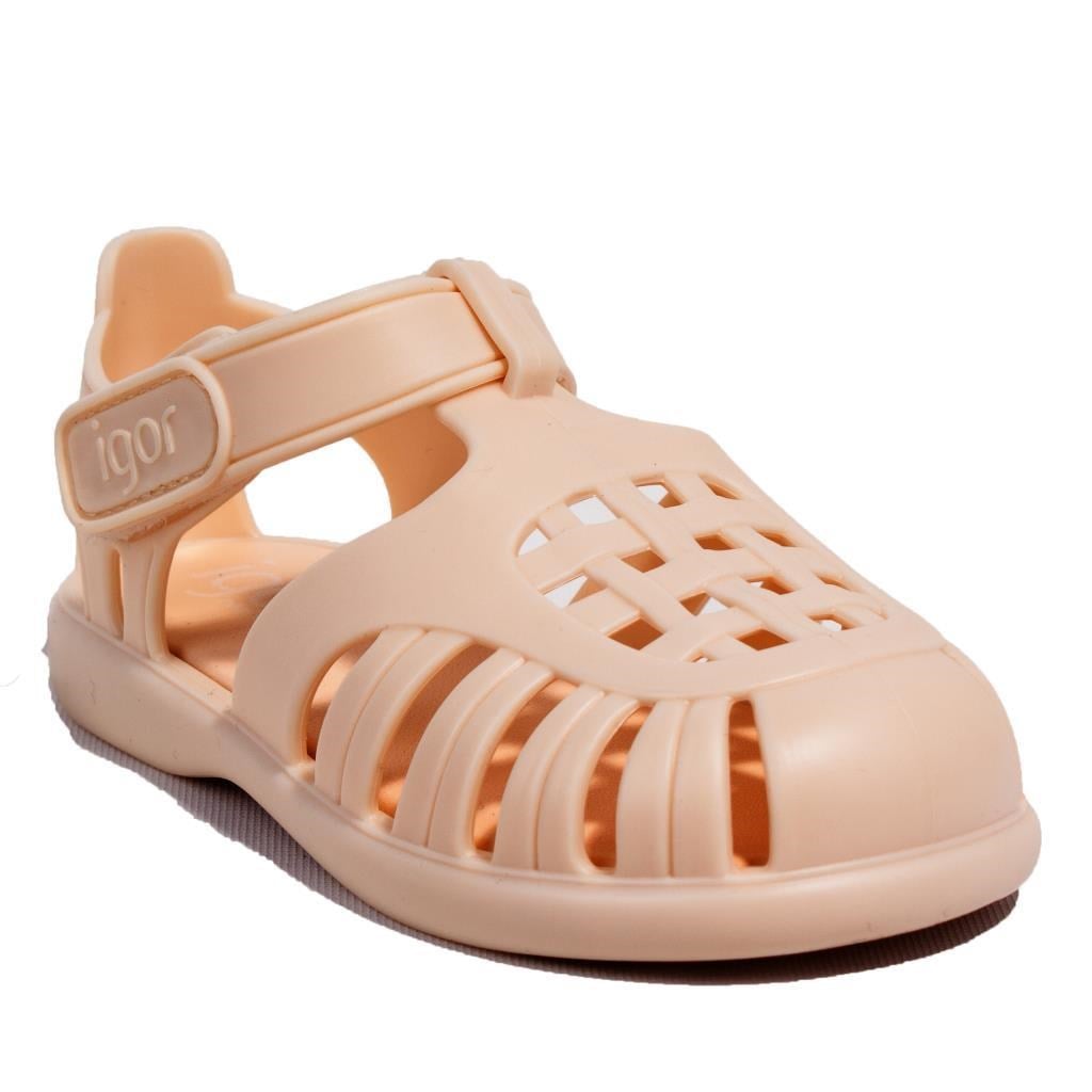 Igor S10271 Tobby Solid Bej  Günlük Kız Çocuk Sandalet