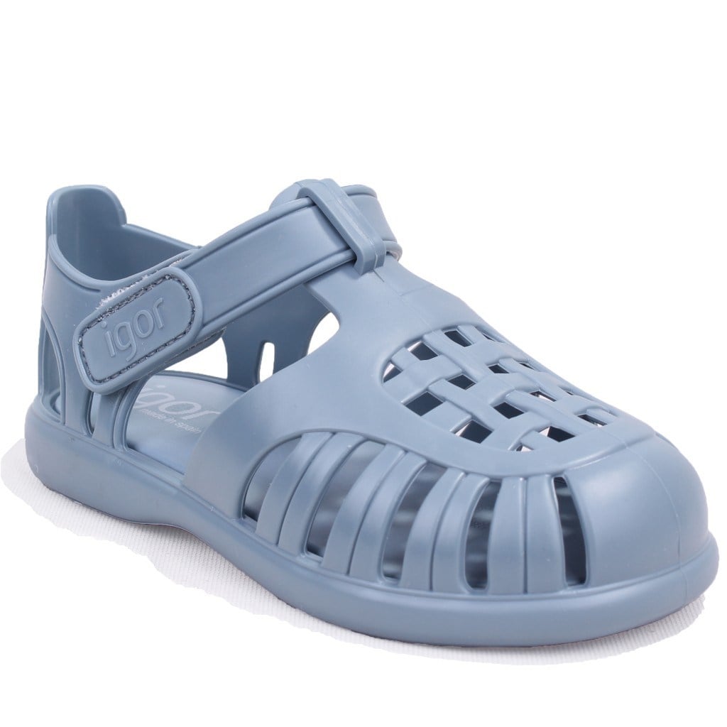 Igor S10271 Tobby Solid Mavi Günlük Erkek Çocuk Sandalet