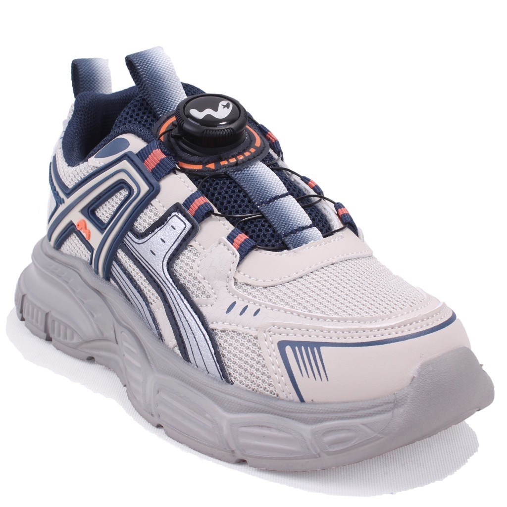 Marco Kids 05-26Y516 Bej Lacivert Ortopedik Günlük Erkek Çocuk Spor Ayakkabı