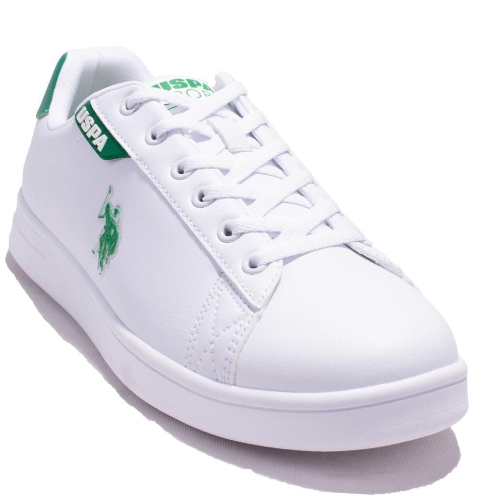 U.S Polo Assn Costa Beyaz Yeşil Ortopedik Günlük  Erkek Spor Ayakkabı