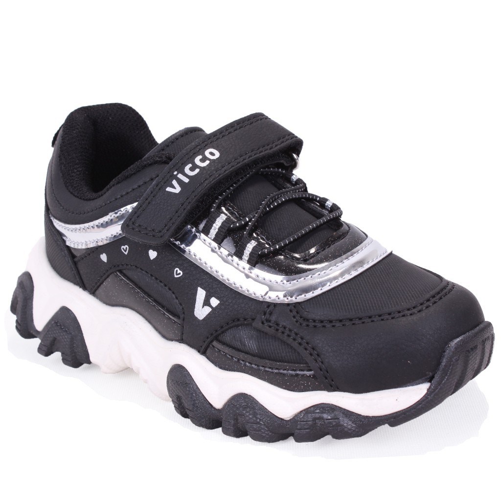 Vicco Dream 346F25K210 Siyah Ortopedik Günlük Kız Çocuk Spor Ayakkabı