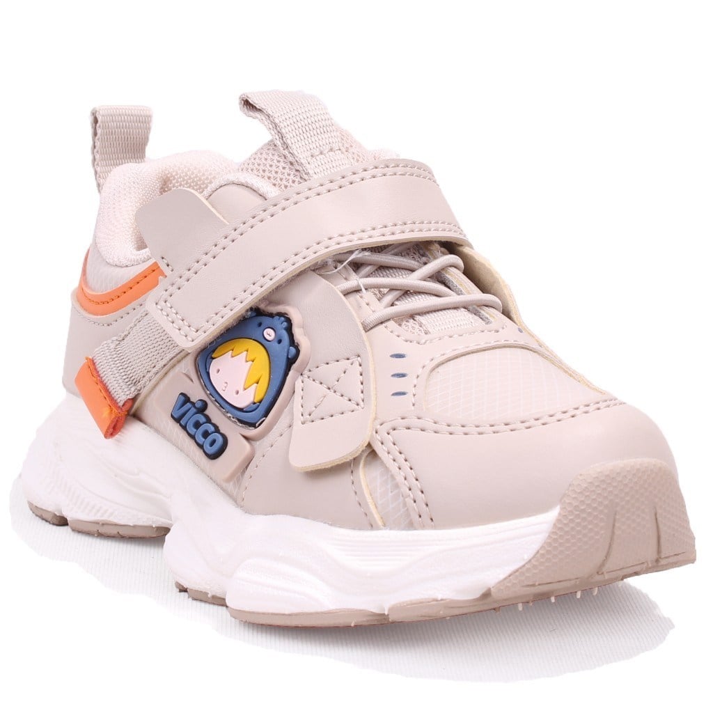 Vicco Filika 346P26K128 Bej Ortopedik Günlük Erkek Çocuk Spor Ayakkabı