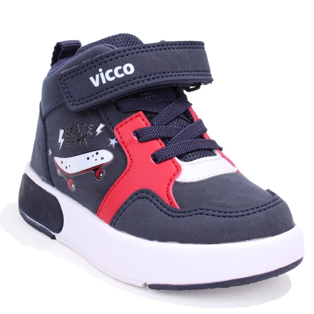 Vicco Pole 946B26K244 Lacivert Ortopedik Günlük Işıklı Erkek Çocuk Spor Bot