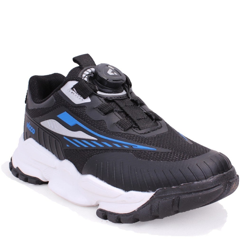 Vicco Tora 346F26K137 Siyah Ortopedik Erkek Çocuk Spor Ayakkabı