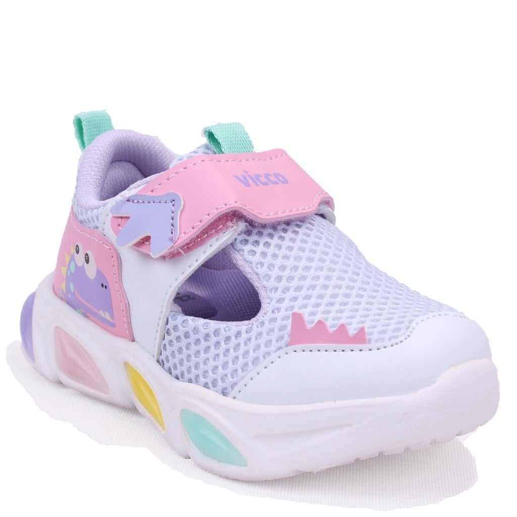 Vicco Vater 346B26Y108 Lila Ortopedik Günlük  Işıklı Kız Çocuk Spor Ayakkabı