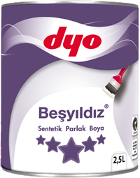 DYO BEŞYILDIZ Sentetik Boya 2,5 L