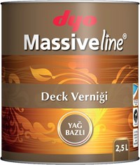 DYO Massiveline Yağ Bazlı Deck Verniği 2,5 L