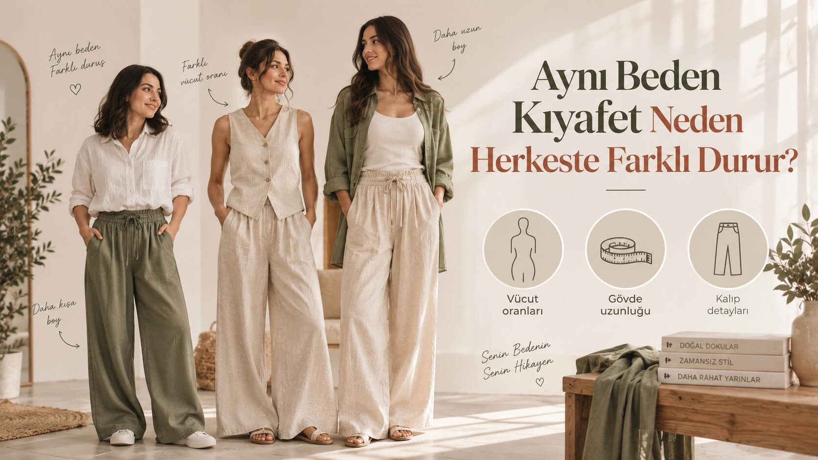 Aynı Beden Kıyafet Neden Herkeste Farklı Durur