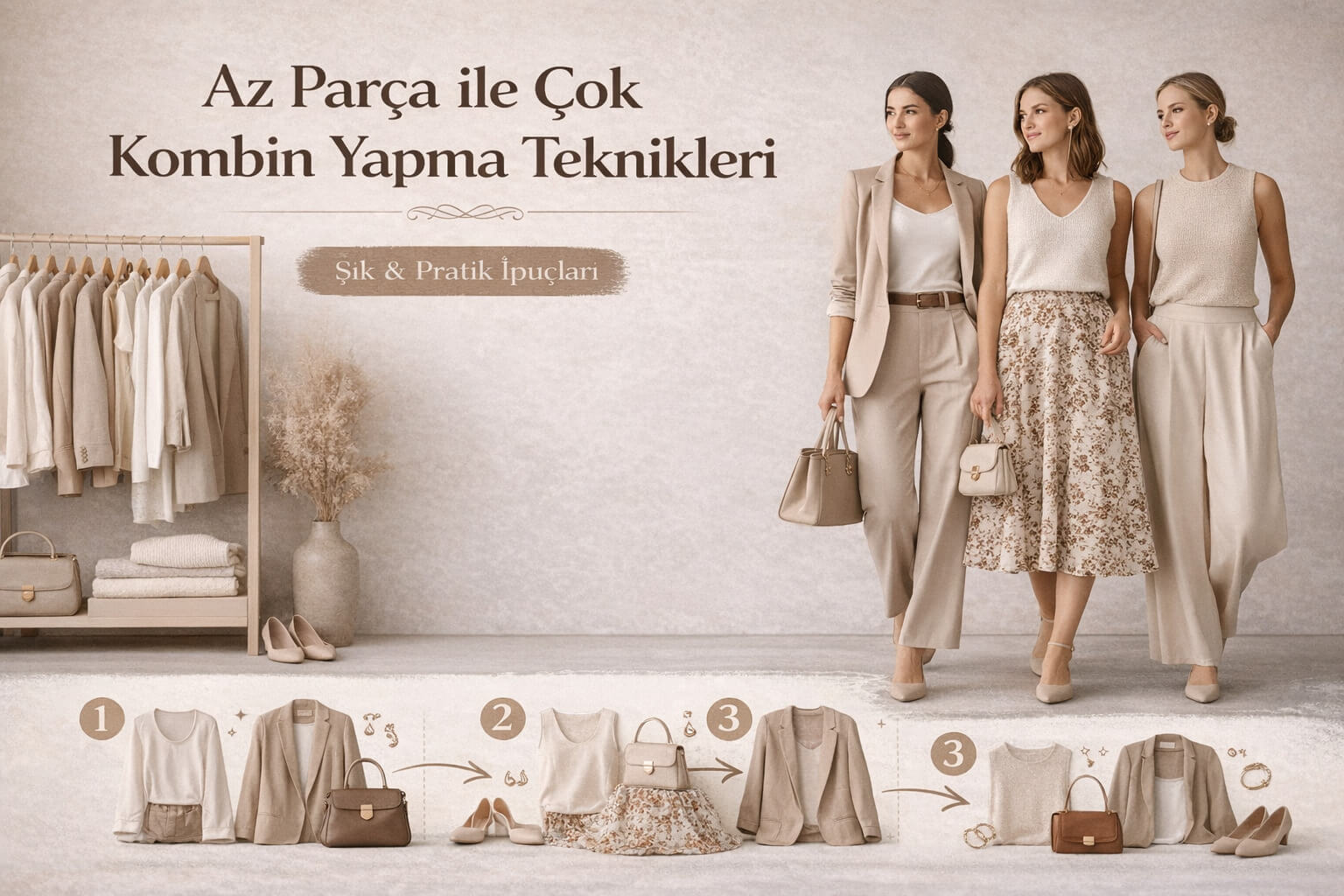 Az Parça ile Çok Kombin Yapma Teknikleri