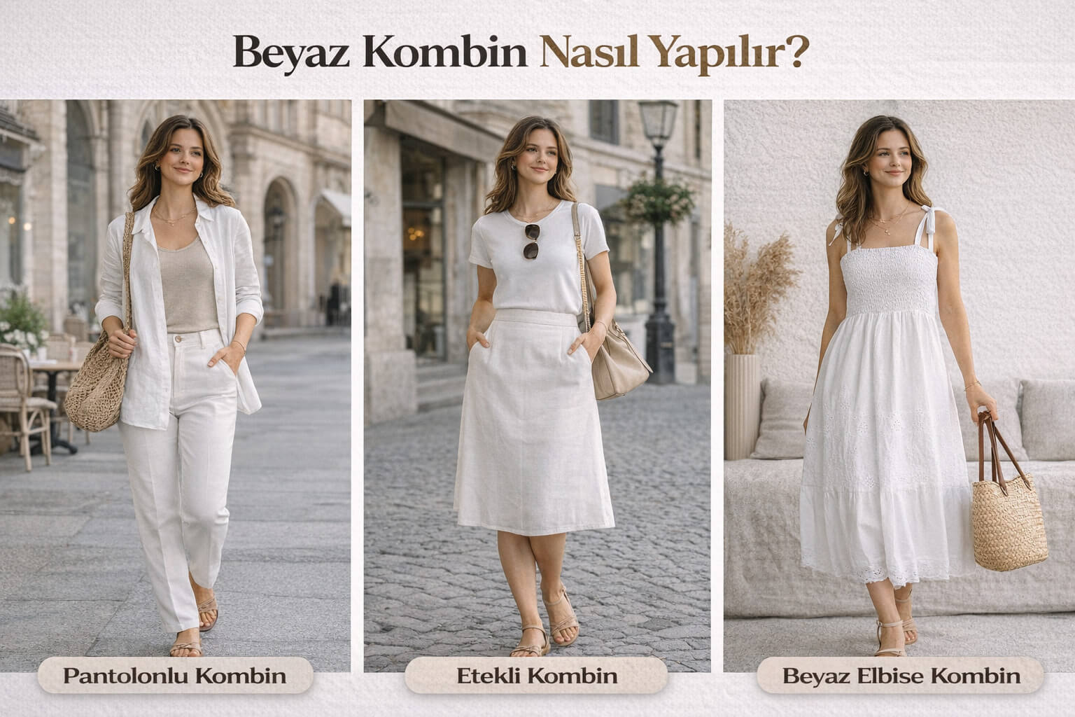 Beyaz Kombin Nasıl Yapılır