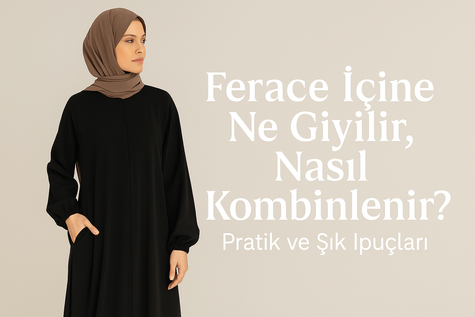 Ferace Nasıl Kombinlenir, Ferace İçine Ne Giyilir?