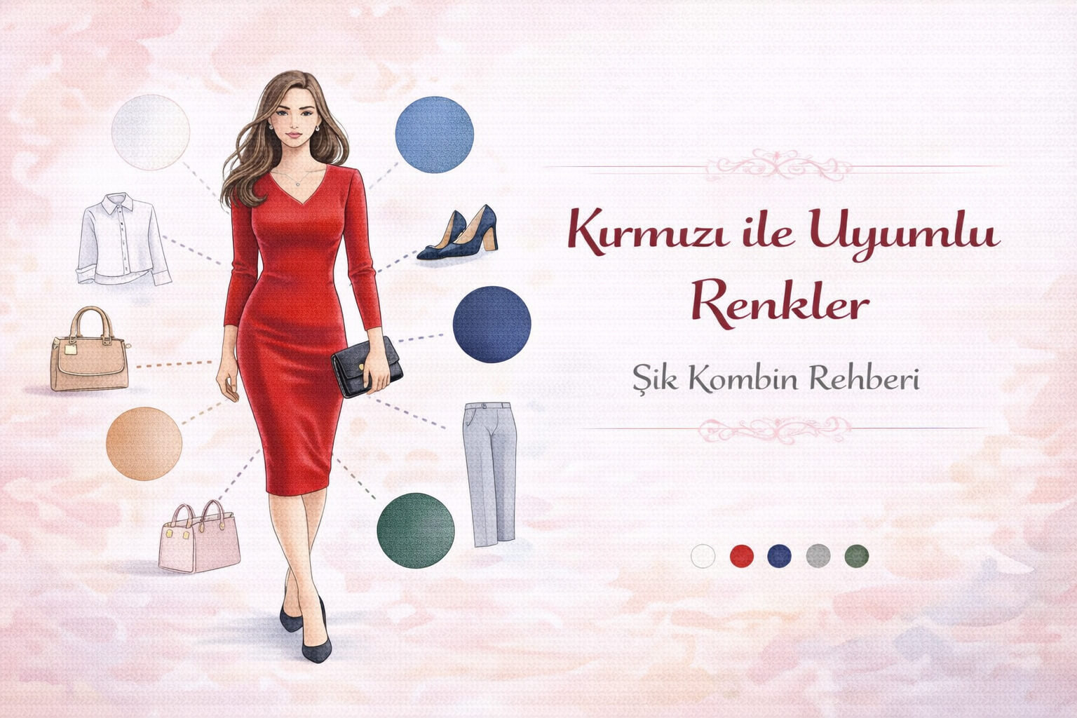 Kırmızı ile Uyumlu Renkler Nelerdir