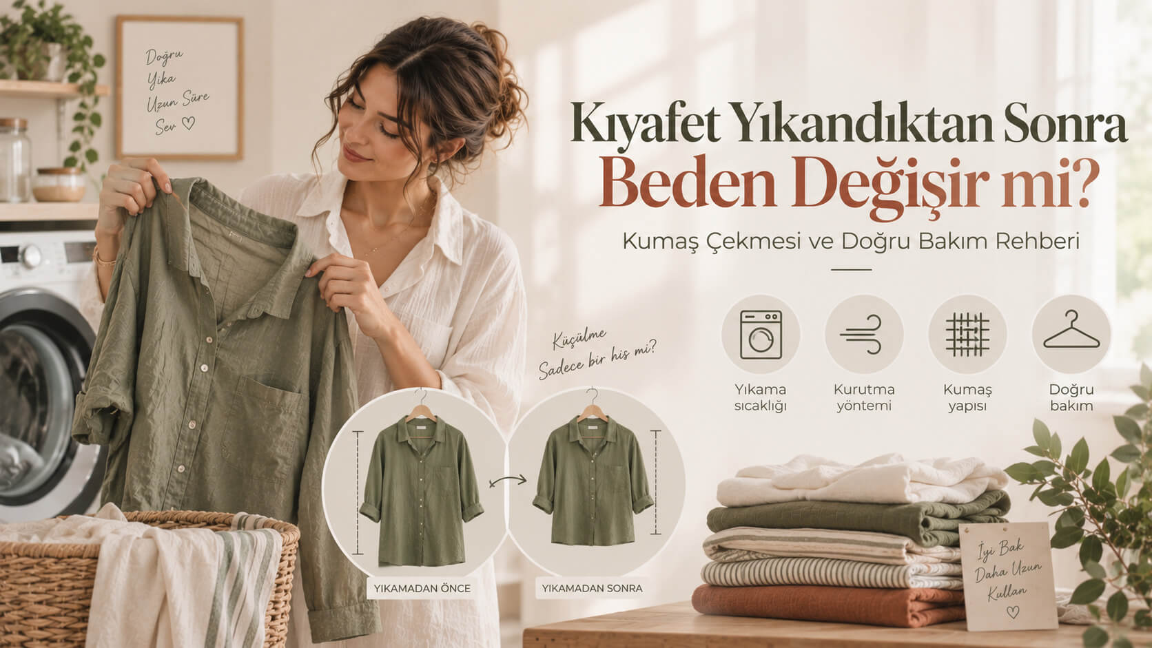 Kıyafet Yıkandıktan Sonra Beden Değişir mi