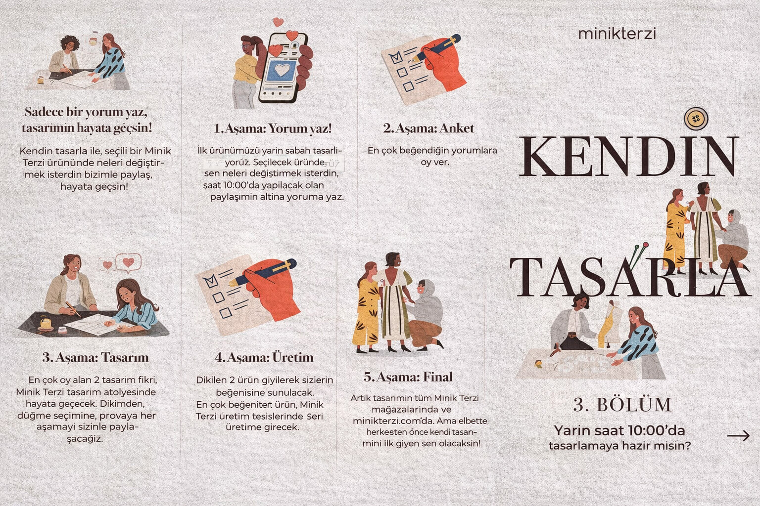 Minik Terzi Kendin Tasarla