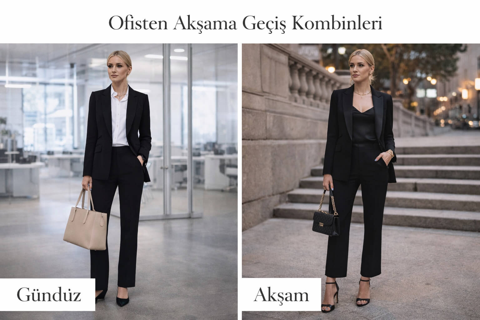 Ofisten Akşama Geçiş Kombinleri