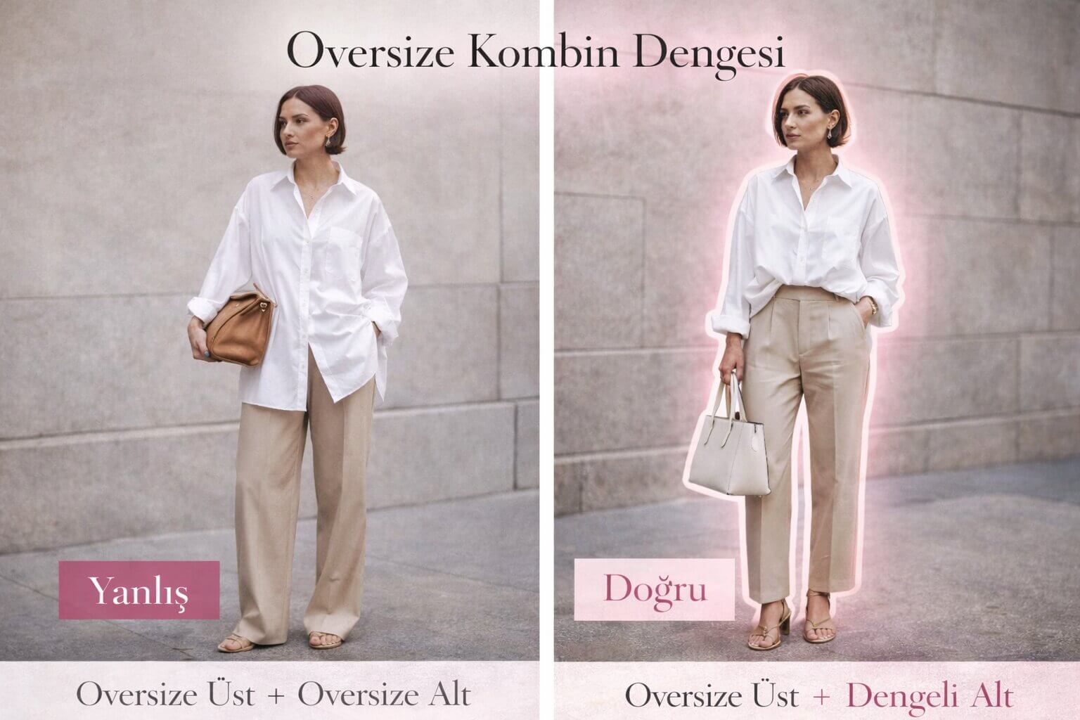 Oversize Giyim Nasıl Kombinlenir