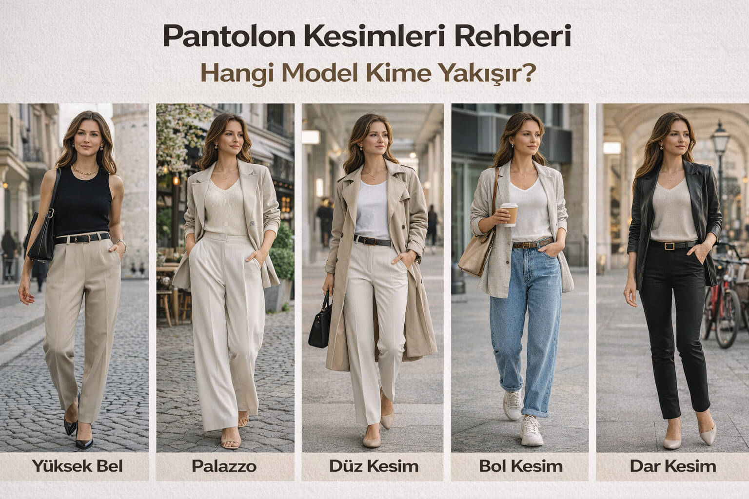 Pantolon Kesimleri Rehberi