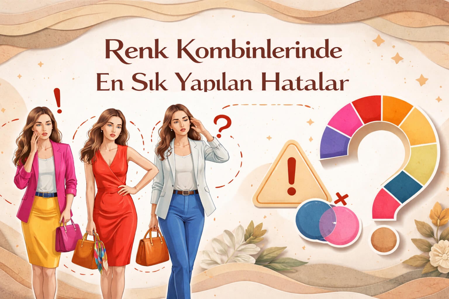 Renk Kombinlerinde En Sık Yapılan Hatalar