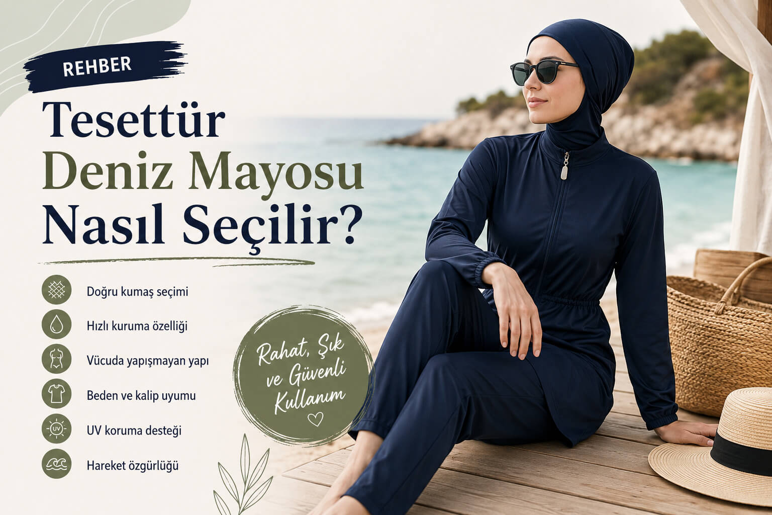 Tesettür Deniz Mayosu Nasıl Seçilir