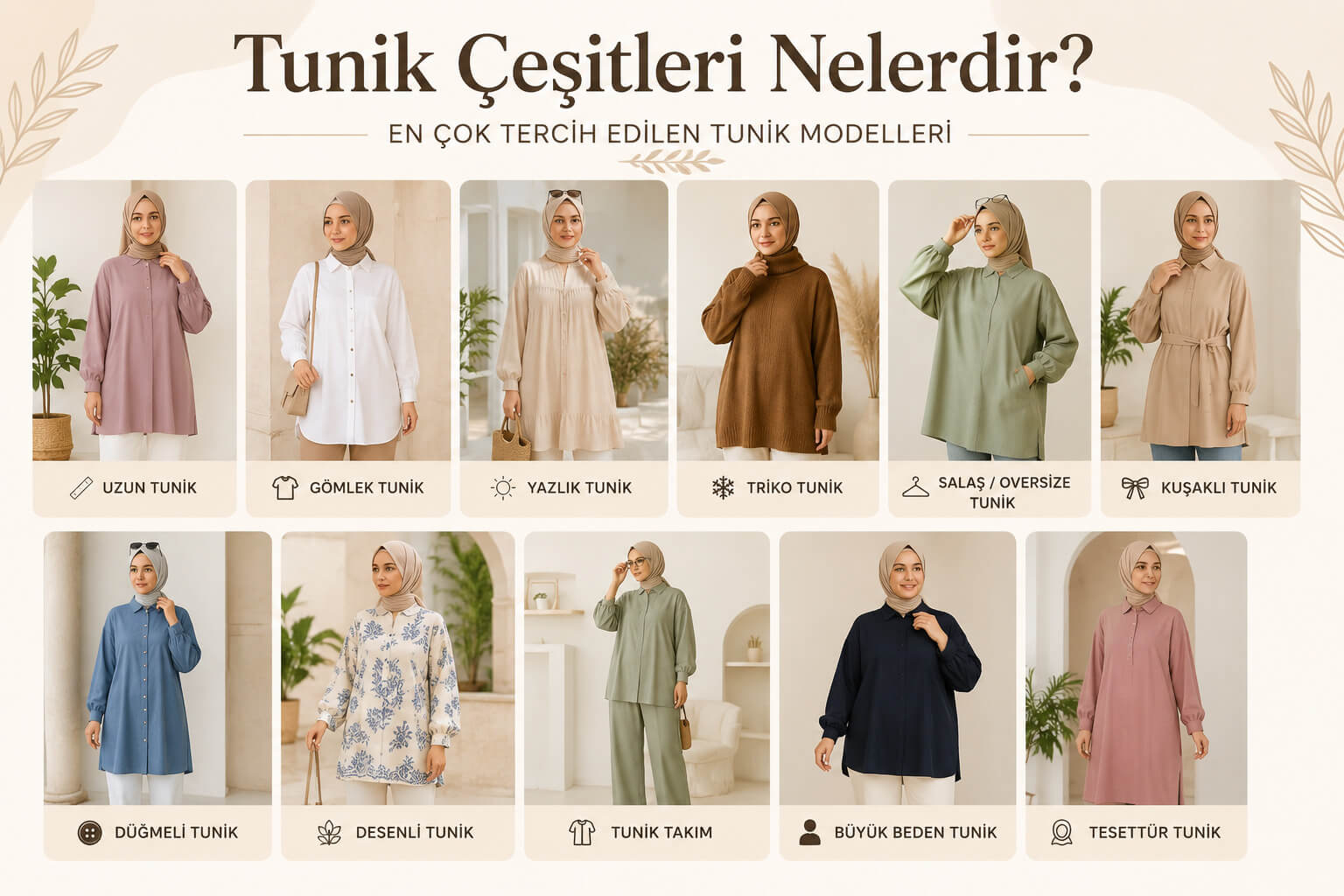Tunik Çeşitleri Nelerdir