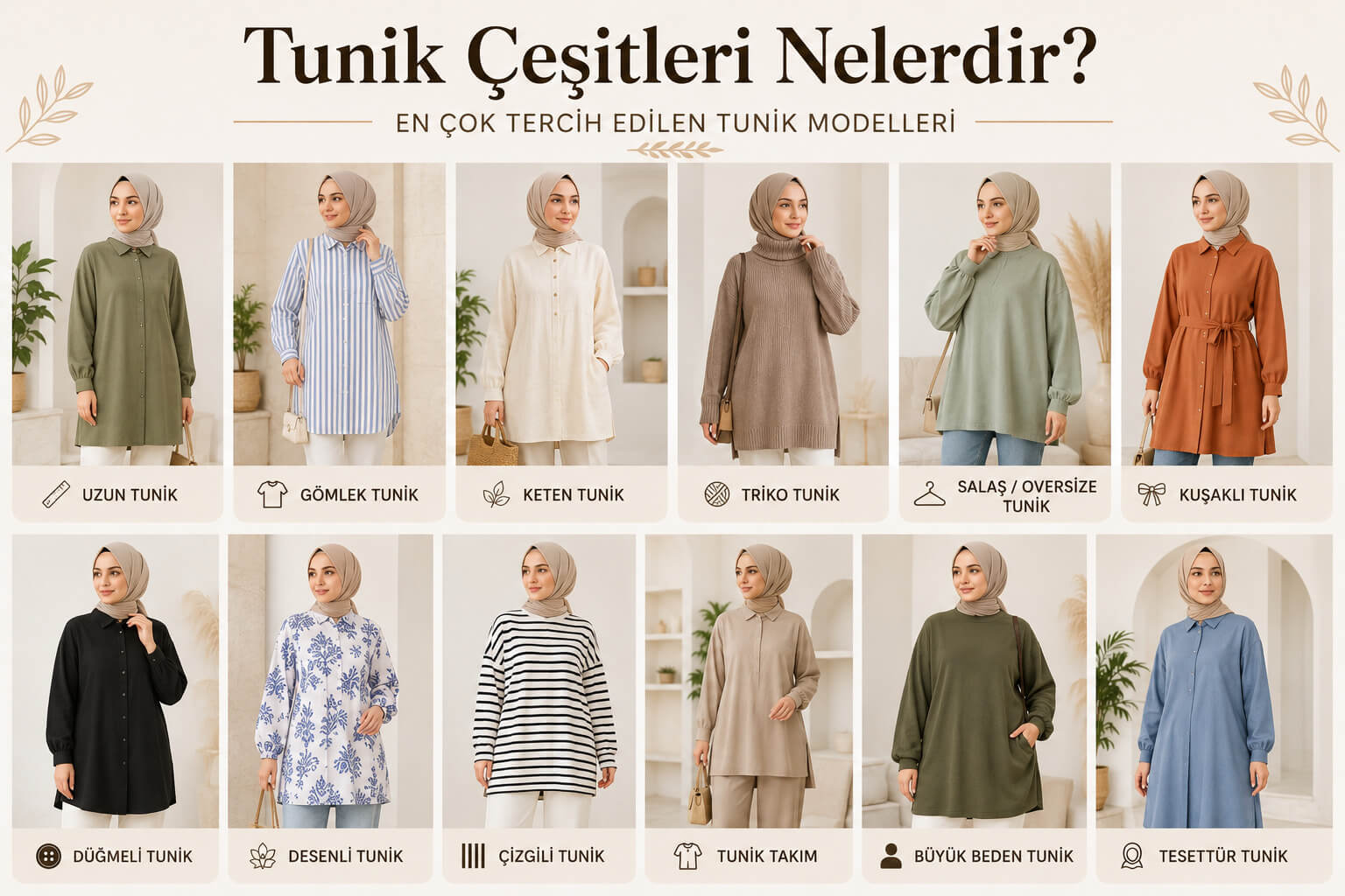 Tunik Çeşitleri Nelerdir