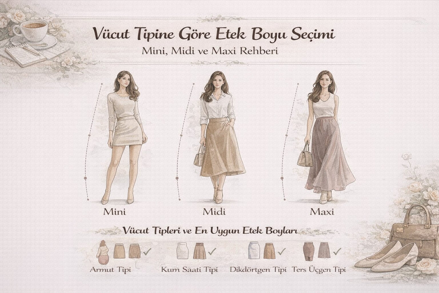 Vücut Tipine Göre Etek Boyu Nasıl Seçilir