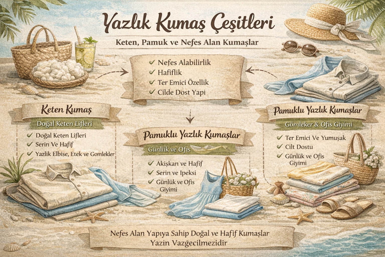 Yazlık Kumaş Çeşitleri Nelerdir