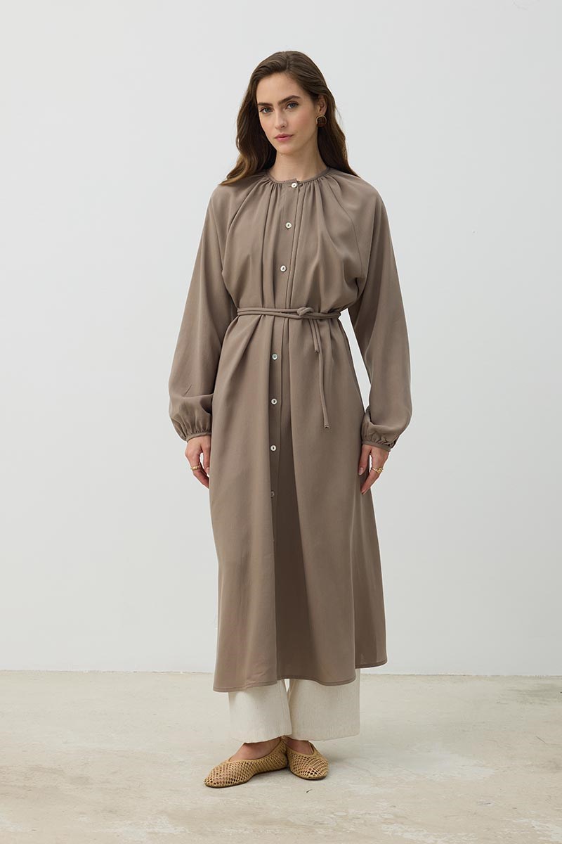 %100 Liyosel Tunik Vizon