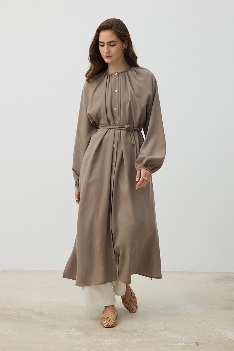 %100 Liyosel Tunik Vizon