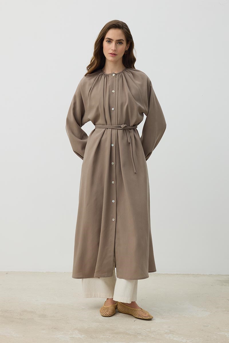 %100 Liyosel Tunik Vizon