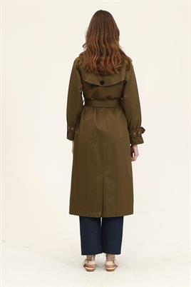 Astarlı Trençkot Zeytin Yeşili