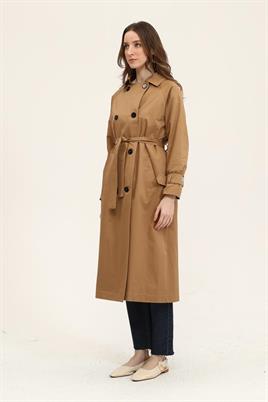 Astarlı Trençkot Camel