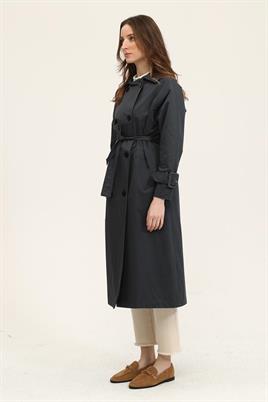 Astarlı Trençkot Füme