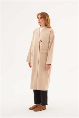 Astarsız Kaşe Kaban Bej