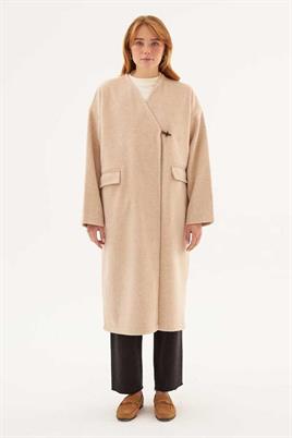 Astarsız Kaşe Kaban Bej