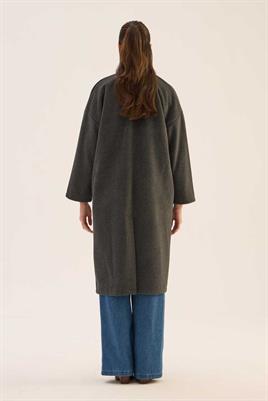 Astarsız Kaşe Kaban Antrasit