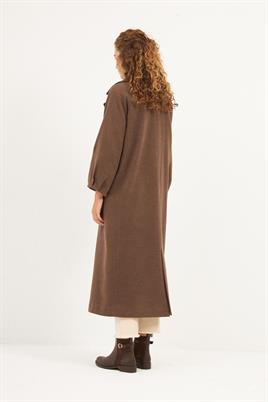 Balon Kollu Kaban Kahve Melanj