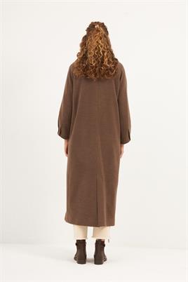 Balon Kollu Kaban Kahve Melanj