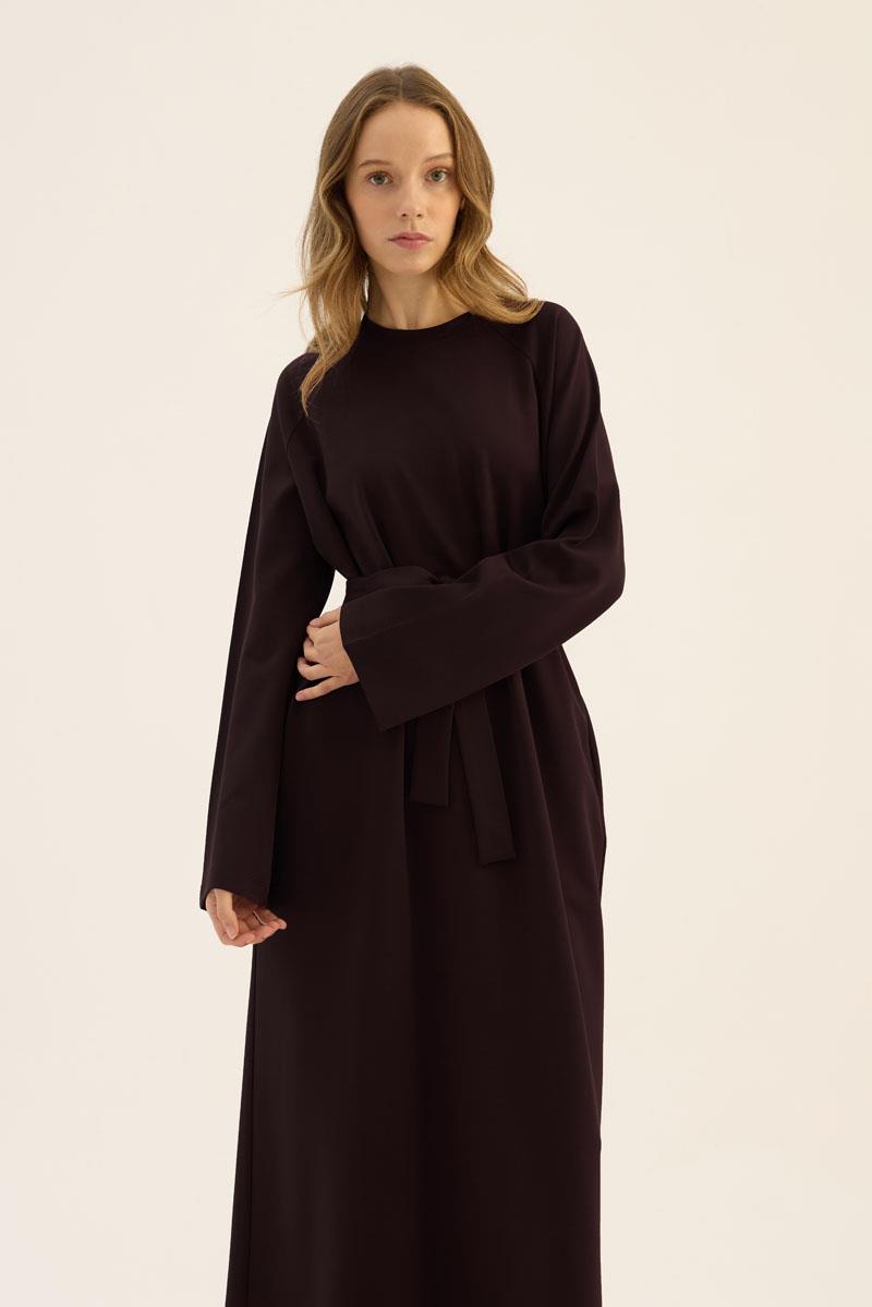 Basic Elbise Acı kahve