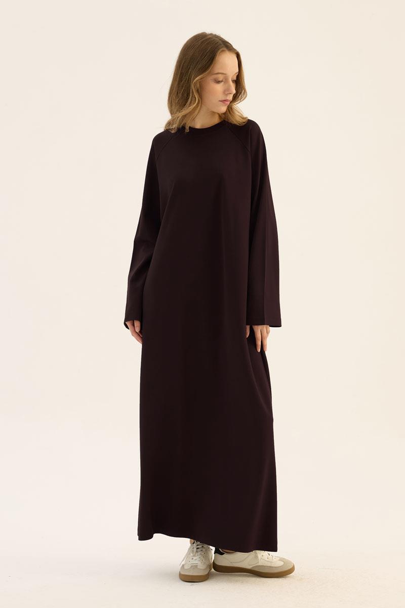 Basic Elbise Acı kahve