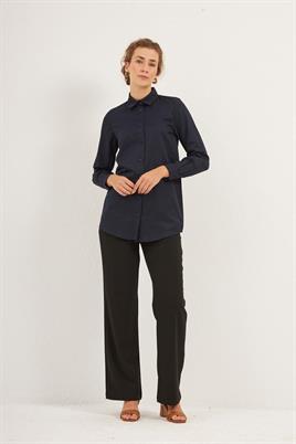 Basic Fit Kalıp Gömlek Lacivert