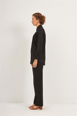 Basic Fit Kalıp Gömlek Siyah