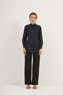 Basic Fit Kalıp Gömlek Lacivert