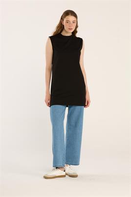 Basic Kolsuz Tshirt Siyah