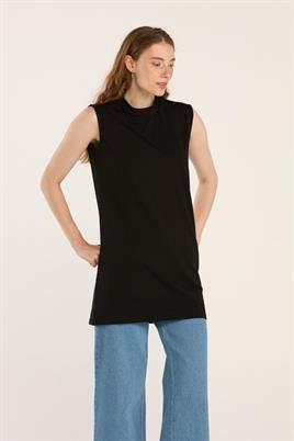 Basic Kolsuz Tshirt Siyah