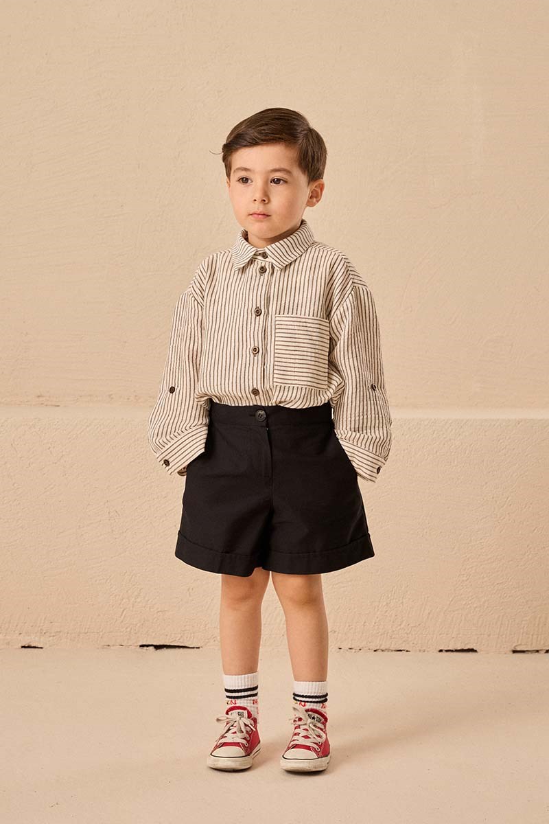 Beli Ayarlanabilir Unisex Çocuk Şort Lacivert
